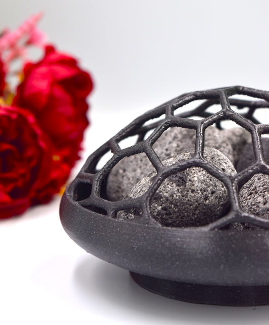 Modern Lava Stone Diffuser – Unique Geometric Aromatherapy Decor