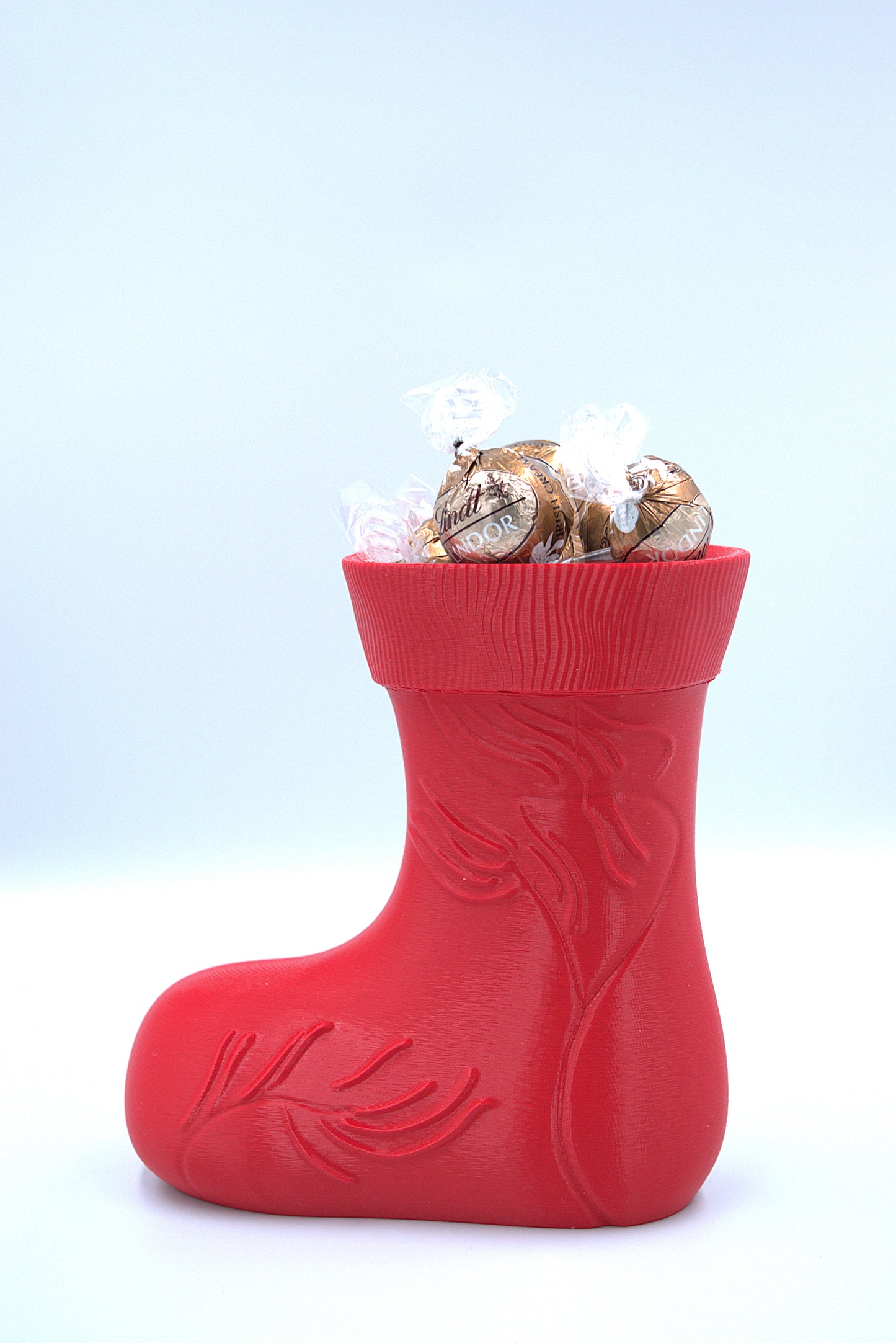 Festive Boot Vase & Candy Holder – Holiday Decor & Gift Idea