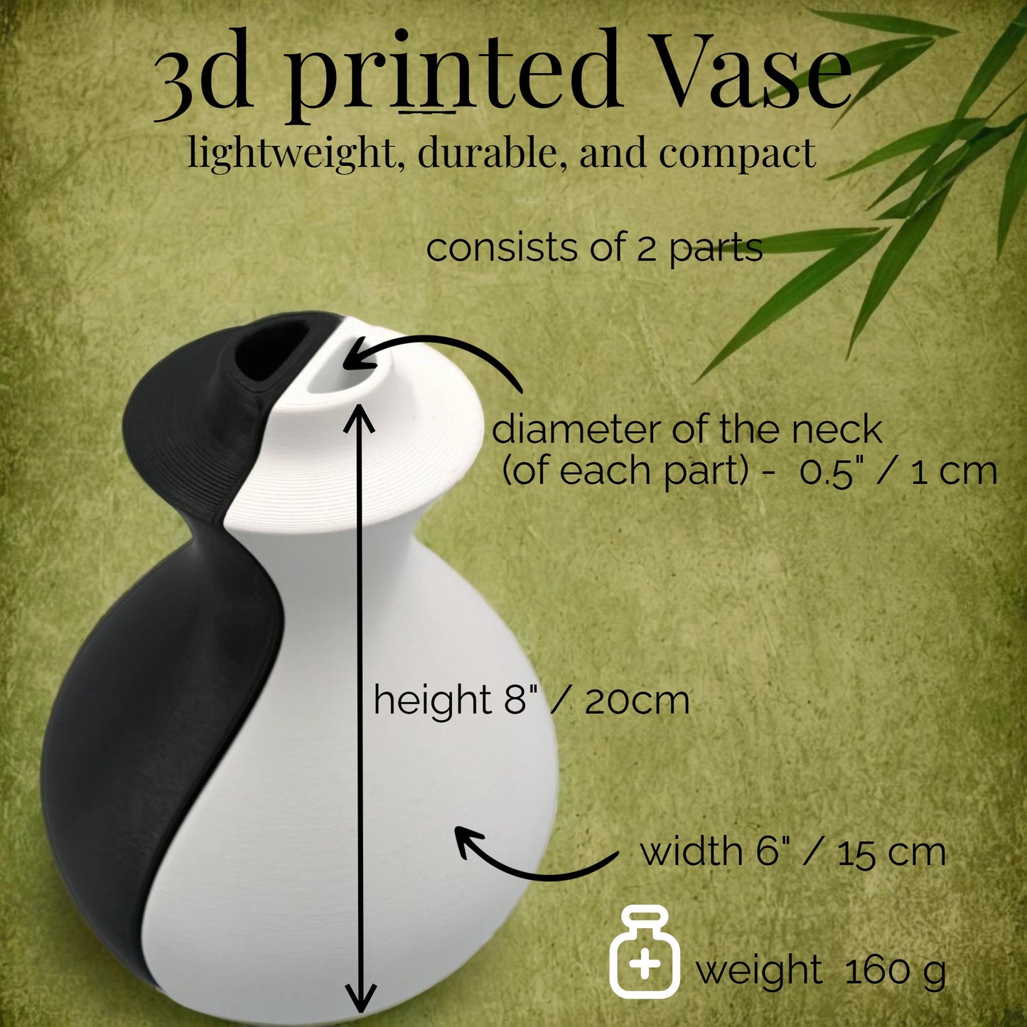 Yin-Yang Dual Vase – Symbol of Balance & Harmony