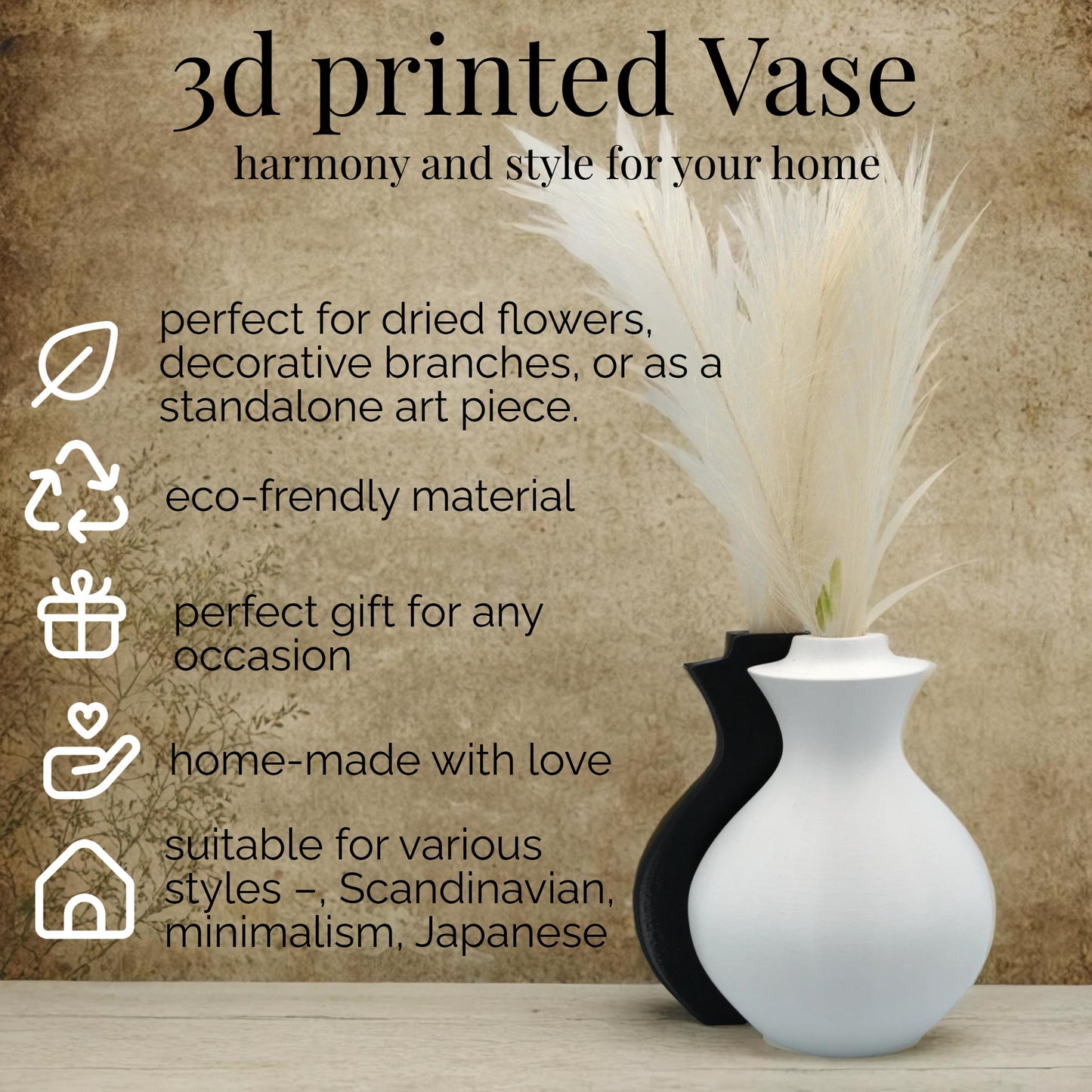 Yin-Yang Dual Vase – Symbol of Balance & Harmony